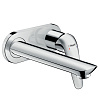 Hansgrohe Novus Смеситель для раковины встраиваемый, внешняя часть, излив 19,4 см, цвет: хром 71127000