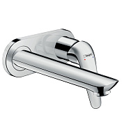 Hansgrohe Novus Смеситель для раковины встраиваемый, внешняя часть, излив 19,4 см, цвет: хром 71127000