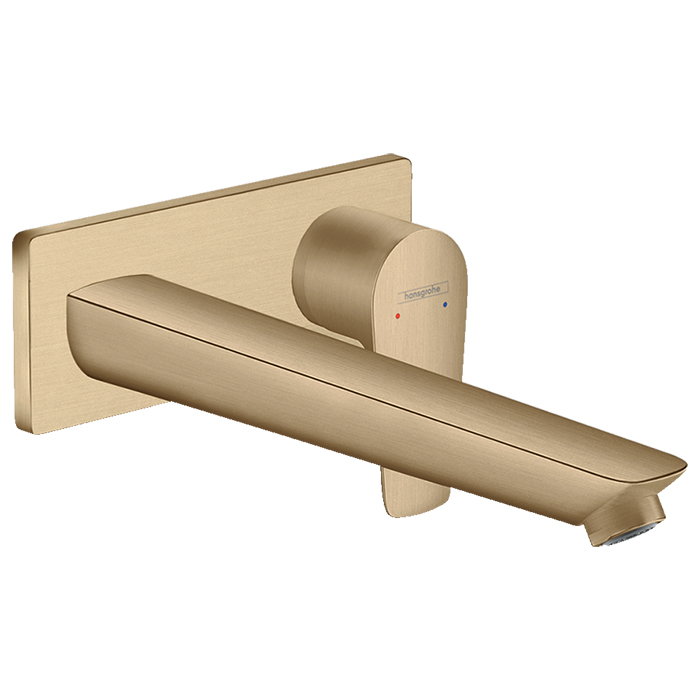 Hansgrohe Talis E Смеситель для раковины встраиваемый, внешняя часть, цвет: шлифованная бронза 71734140