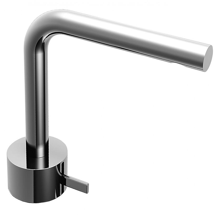 Fantini AF/21 Смеситель для раковины, 1 отв., цвет матовая натуральная сталь 27 93 A504WF