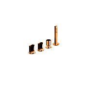 Fantini Venezia Смеситель на борт ванны, на 2 источника, цвет Matt Copper PVD 29 P9 N467S