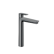 Hansgrohe Talis E Смеситель для раковины, с донным клапаном, цвет: шлифованный черный хром 71716340