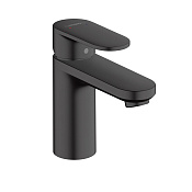 Hansgrohe Vernis Blend Смеситель для раковины однорычажный, с донным клапаном, цвет: матовый черный 71551670