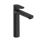 Hansgrohe Vernis Blend Смеситель для раковины, с донным клапаном, цвет: матовый черный 71552670