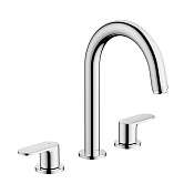 Hansgrohe Vernis Blend Смеситель для раковины на 3 отверстия двухвентильный, цвет: хром 71553000