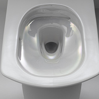 Toto NC Сместель для биде с донным клапаном, цвет: хром TRG01301R