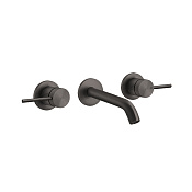 Gessi 316 Cesello Встраиваемый смеситель для раковины, цвет: brushed black metal pvd 54492#707