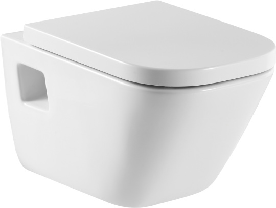 Roca Gap Чаша подвесного унитаза 35х54 см, без крышки, цвет: белый глянцевый 346477000