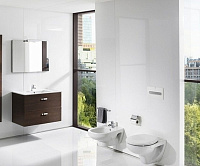 Roca Victoria Чаша подвесного унитаза 35,5х52,5 см, без крышки, цвет: белый глянцевый 34630300R