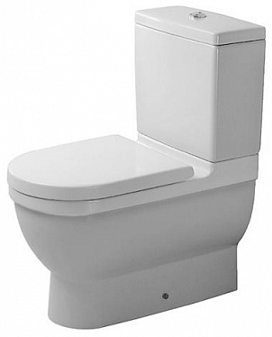 Duravit Starck 3 Чаша унитаза напольная без крышки и бачка 37x65,5 см, цвет: белый 0128090000