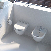Duravit Starck 3 Унитаз подвесной Сompact, укороченная модель 48,5x36 cм, цвет белый 2202090000