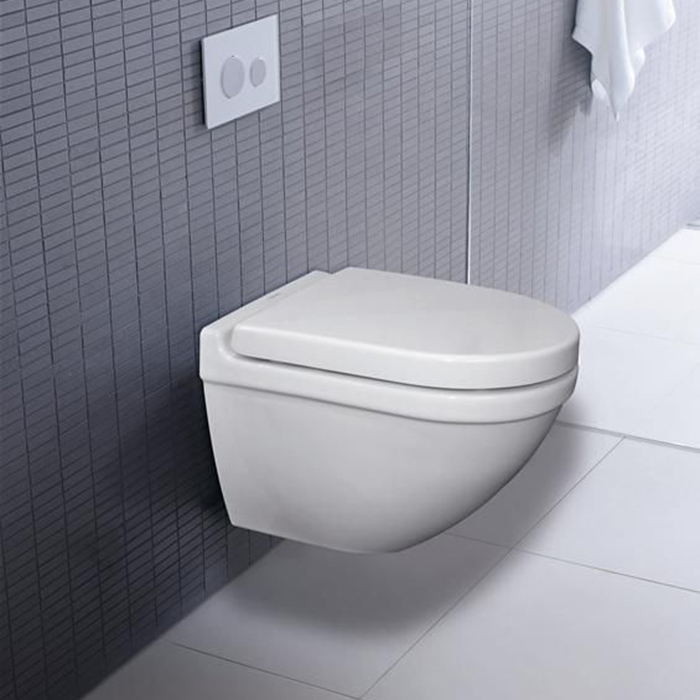 Duravit Starck 3 Унитаз подвесной, 48,5х36 cм, Durafix, цвет белый 2227090000