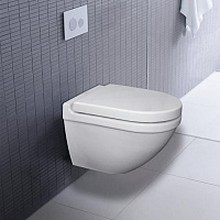 Duravit Starck 3 Унитаз подвесной, 48,5х36 cм, Durafix, цвет белый 2227090000