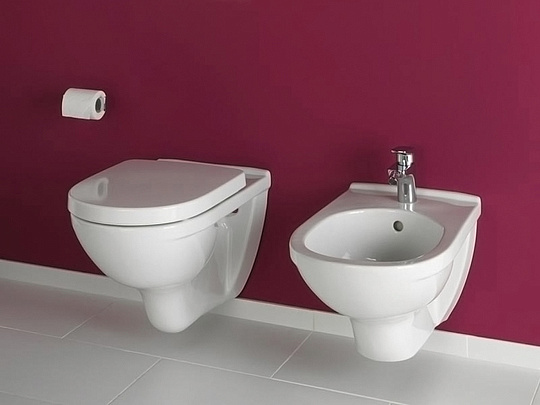Villeroy&Boch O'Novo Унитаз подвесной 56x36 см, с сиденьем Soft-Close, цвет: alpin 5660H101