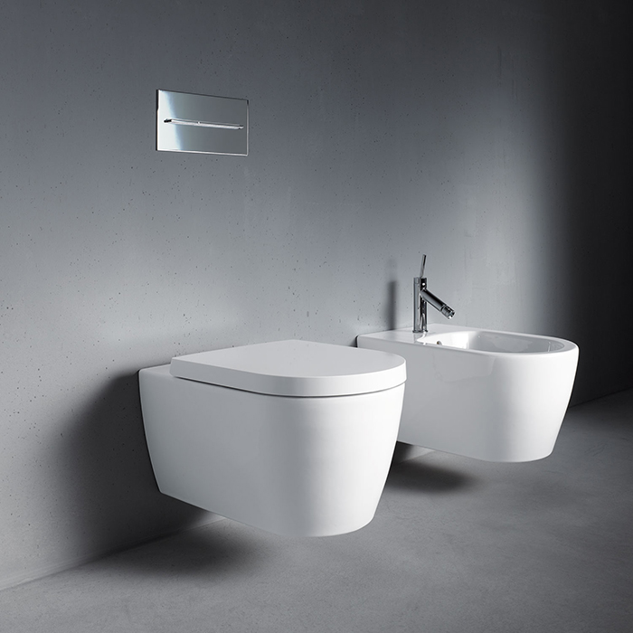 Duravit Me by Starck Унитаз подвесной Rimless 57х37 cм, с креплениями, цвет белый 2529090000