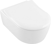 Villeroy & Boch Avento Унитаз подвесной, крышка в комплекте, цвет: белый 5656RSR1