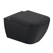 Duravit Happy D.2 Унитаз подвесной безободковый, с креплением, 36,5x54 см, цвет: anthracite matt 2222098900
