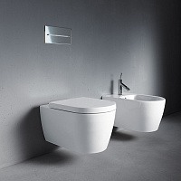 Duravit Me by Starck Унитаз подвесной Rimless 57х37 cм, с креплениями, цвет белый 25290900001