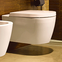 Duravit Me by Starck Унитаз подвесной Rimless без смывного края, цвет белый 2529092000