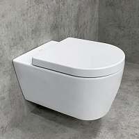 Duravit Me by Starck Унитаз подвесной Rimless без смывного края, цвет белый 2529092000