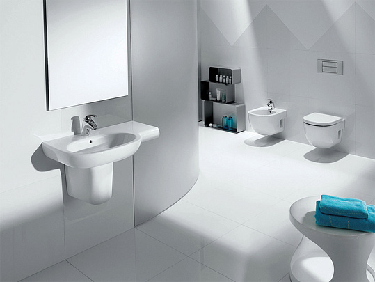 Roca Meridian Чаша подвесного унитаза 36х48 см, без крышки, цвет: белый глянцевый 346248000