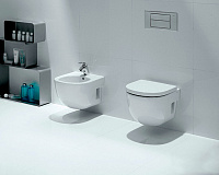 Roca Meridian Чаша подвесного унитаза 36х48 см, без крышки, цвет: белый глянцевый 346248000