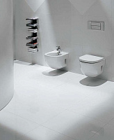 Roca Meridian Чаша подвесного унитаза 36х48 см, без крышки, цвет: белый глянцевый 346248000