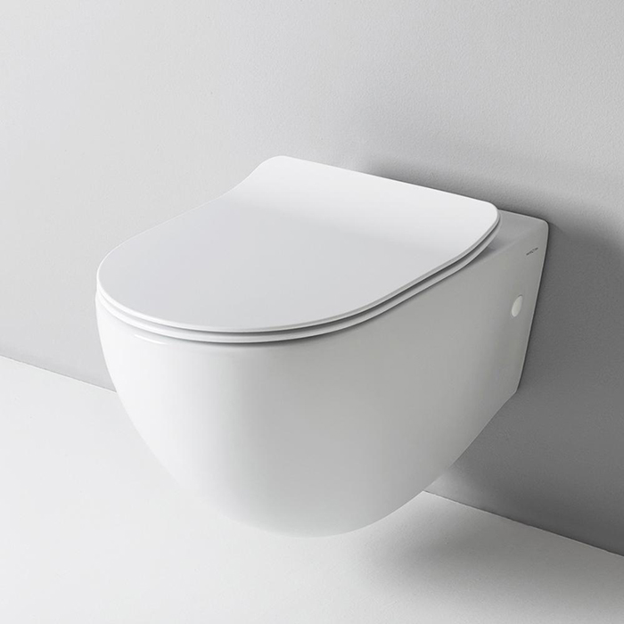 ArtCeram File 2.0 Унитаз подвесной безободковый 37x52 см, цвет: glossy white FLV004 01 30