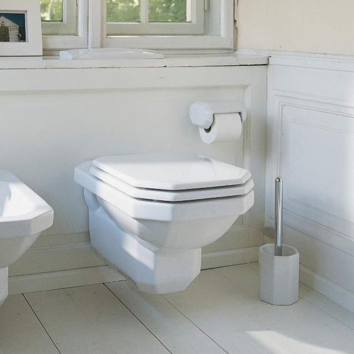Duravit 1930 Унитаз подвесной с горизонтальным смывом, 35,5х58хh40 см, цвет белый 0182090000