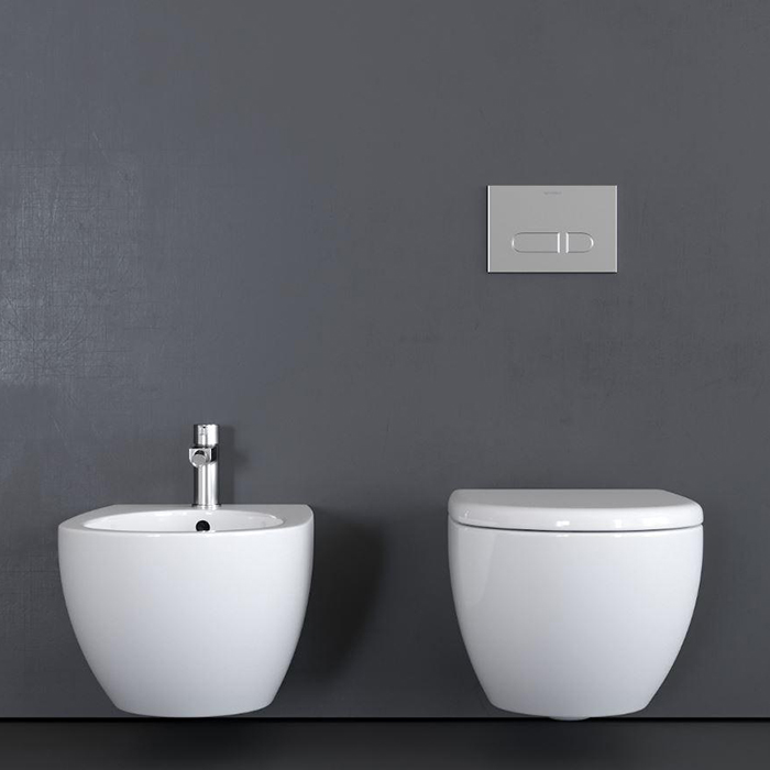 Duravit Architec Комплект: унитаз подвесн 57,5х36,5 cм, цвет белый 45720900A1 (257209+006969)