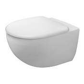 Duravit Architec Комплект: унитаз подвесн 57,5х36,5 cм, цвет белый 45720900A1 (257209+006969)