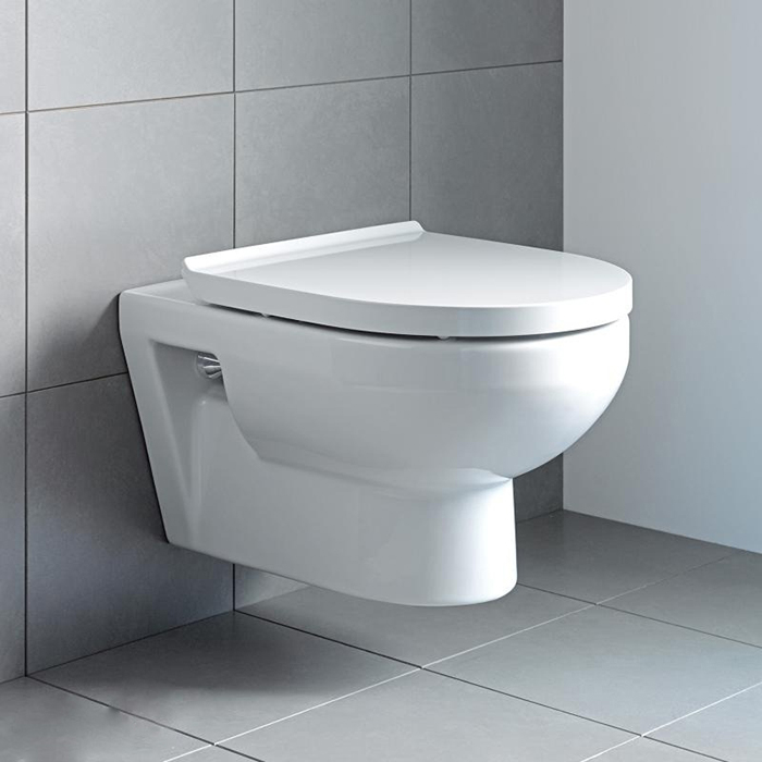 Duravit DuraStyle Комплект: подвесной унитаз Basic Rimless 36,5х54 см 45620900A1 (256209+002079)