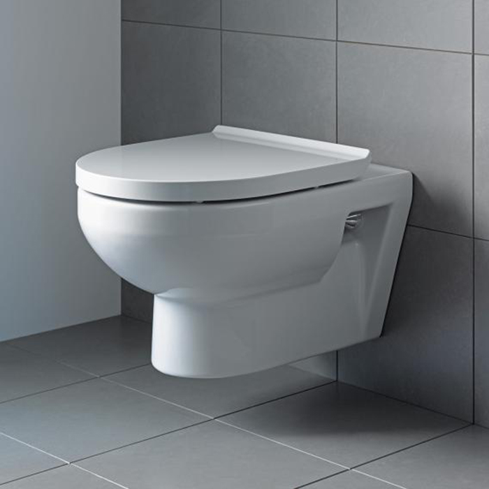Duravit DuraStyle Комплект: подвесной унитаз Basic Rimless 36,5х54 см 45620900A1 (256209+002079)