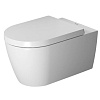 Duravit Me by Starck Унитаз подвесной 57х37, с сиденьем Rimless, цвет: белый глянцевый 45290900A1