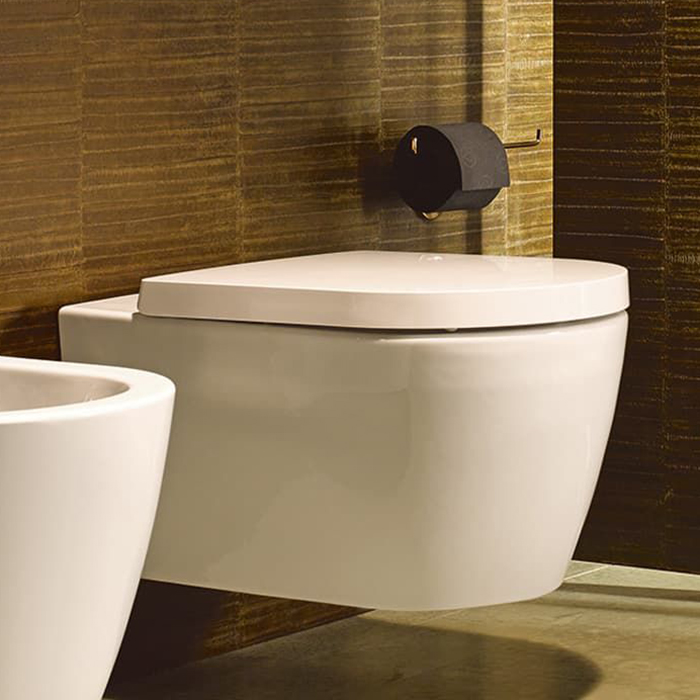 Duravit Me by Starck Унитаз подвесной 57х37, с сиденьем Rimless, цвет: белый глянцевый 45290900A1