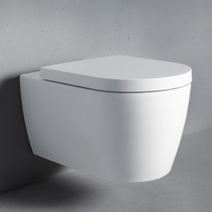 Duravit Me by Starck Унитаз подвесной 57х37 cм, безободковый, цвет белый.бел.мат 2579099000