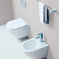 Duravit Me by Starck Унитаз подвесной 57х37 cм, безободковый, цвет белый.бел.мат 2579099000