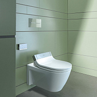 Duravit Starck 2 Унитаз подвесной 62х37,5хh33,5 cм, для SensoWash, цвет: белый 2533590000