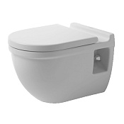 Duravit Starck 3 Унитаз подвесной Comfort, высота сиденья, 36x54,5 cм, цвет белый 2215090000