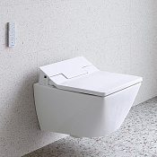 Duravit Viu Унитаз подвесной 37x57 cм, Rimless, для SensoWash 611600, цвет: белый 2511590000