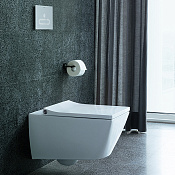 Duravit Viu Унитаз подвесной 37x57 cм, Rimless, с покрытием WG, цвет: белый 25110900001