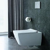 Duravit Viu Унитаз подвесной 37x57 cм, Rimless, вкл. крепление Durafix, цвет: белый 2511090000