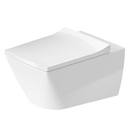 Duravit Viu Унитаз подвесной 37x57 cм, Rimless, вкл. крепление Durafix, цвет: белый 2511090000