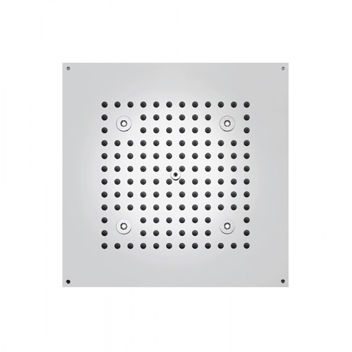 Bossini Cube Потолочный душ встраиваемый 47x37 см, 1 вид струи, LED RGB, цвет: chrome H37451.030
