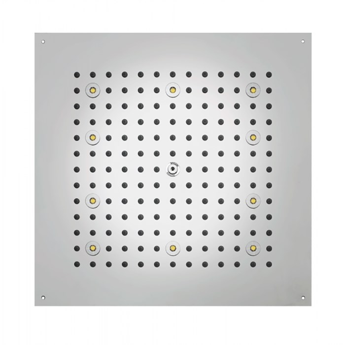 Bossini Cube Потолочный душ встраиваемый 47 см, 1 вид струи, LED, цвет: chrome H37456.030