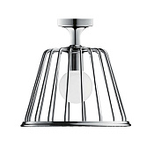 Axor Lamp Shower Верхний душ 27 см, 1 режим, с подсветкой, кронштейн потолочный 12 см, цвет: хром 26032000