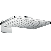 Axor Shower Solutions Верхний душ 47x30 см, 3 вида струи, кронштейн настенный 46 см, цвет: хром 35276000