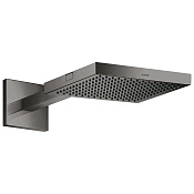 Axor Shower Collection Верхний душ 24x24 см 1 режим, кронштейн 46 см, цвет: полированный черный хром 10925330