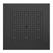 Bossini Cube Верхний душ 47x47 см, с 10 LED, цвет: черный матовый H37453.073