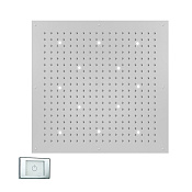 Bossini Cube Верхний душ 100x100x см, с 12 LED, цвет: хром WI0383.030